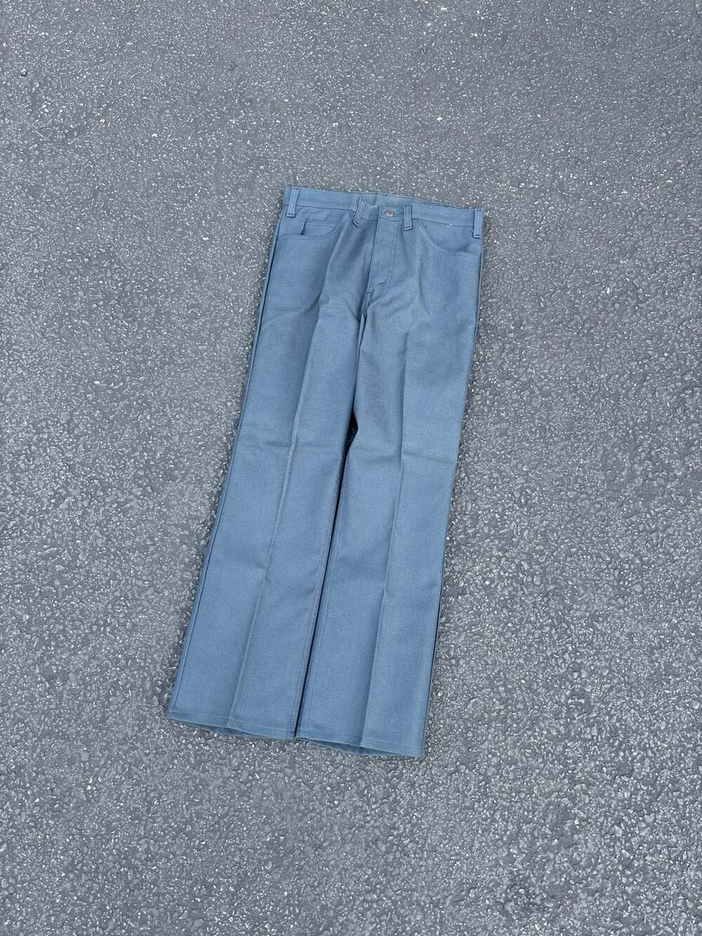Vintage Levi's Sta-Prest Never Needs Ironing Blue Pants W32 L30